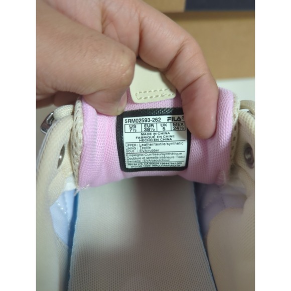 Fila Ray Tracer TR 2 Women's Shoes US 7.5 UK 5 EU 38.5 Beige-pink  Sneakers New - Picture 8 of 8